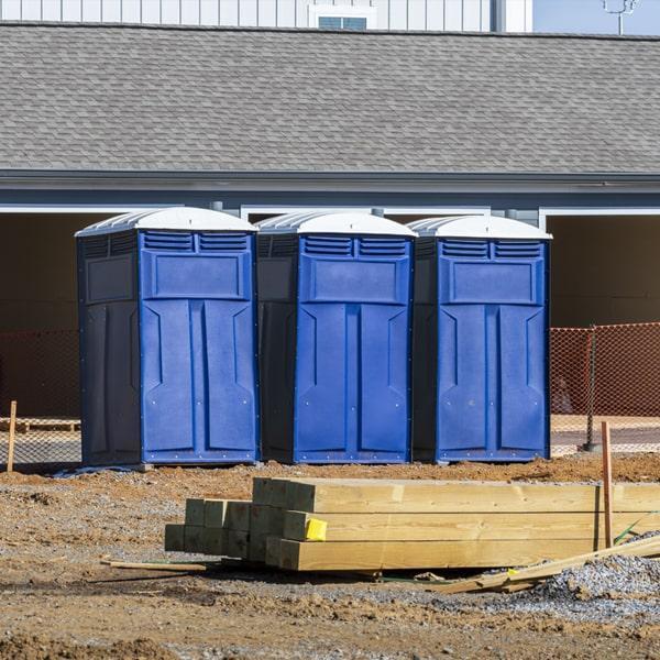 Heavy-duty construction site porta potty in Columbia, Tennessee